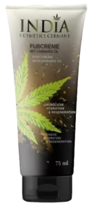 Crema de pies con aceite de cannabis